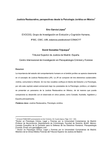 Justicia RestaurativaMéxico. Handbook of Criminology