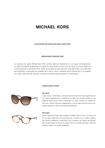 colección de gafas michael kors 2016 primavera/verano 2016