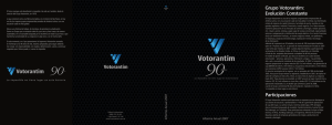Grupo Votorantim: Evolución Constante Participaciones