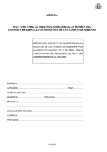 instituto para la reestructuración de la minería del carbón y