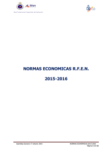 normas economicas rfen 2015-2016 - Real Federación Española de