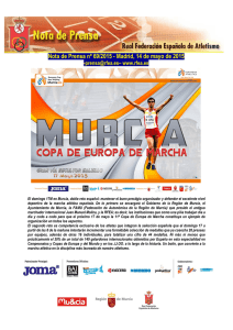 Nota de Prensa nº 69/2015 - Real Federación Española de Atletismo