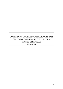 CONVENIO COLECTIVO NACIONAL DEL CICLO DE