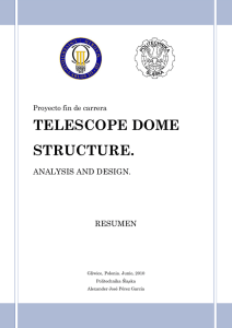telescope dome structure. - e