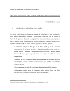 “Sobre ciertos problemas que se han suscitado en relación al delito