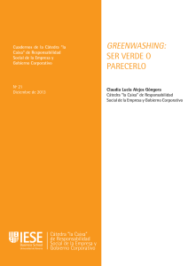 greenwashing - IESE Business School