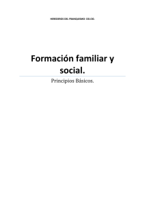 Formación familiar y social.