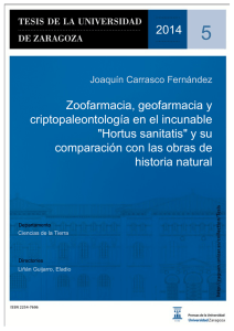Zoofarmacia, geofarmacia y criptopaleontología en el incunable