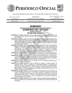 periódico oficial - Poder Judicial del Estado de Tamaulipas