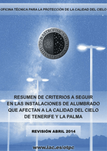 resumen_criterios 2014_abril - Instituto de Astrofísica de Canarias