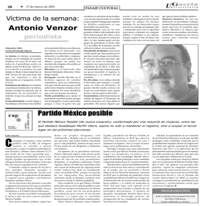 pagina 28. - La gaceta de la Universidad de Guadalajara