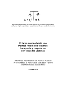 El largo camino hacia una Política Pública de Víctimas incluyente y