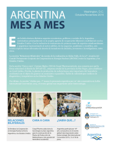 NOV 2015 - Embajada de la República Argentina en los Estados