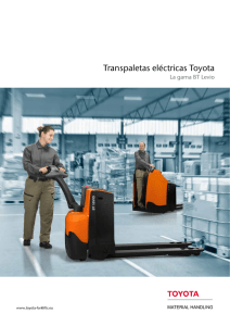 Transpaletas eléctricas Toyota
