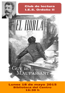 El Horla, de Guy de Maupassant