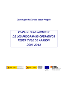 plan de comunicación de los programas operativos feder y fse de