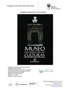 guía histórica del mnc (1995) - Museo Nacional de las Culturas