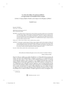 La crítica de Leibniz a los números infinitos y su - Philsci