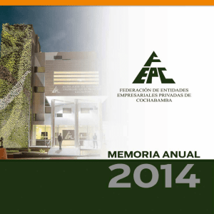 Memoria Anual FEPC 2014