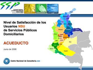 Nivel de Satisfacción de los Usuarios de Servicios Públicos