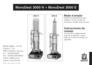 MonoDest 3000 N + MonoDest 3000 E