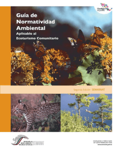 Guía de normatividad ambiental aplicable al ecoturismo comunitario