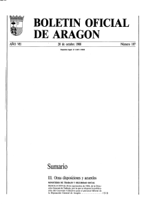 boletin oficial de aragon - Boletin Oficial de Aragón