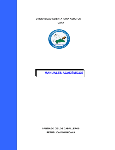 manuales académicos - Universidad Abierta Para Adultos