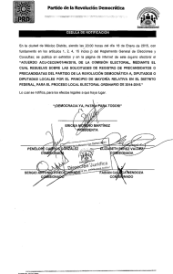 acuerdo acu-cecen/01/46/2015, de la comisión electoral