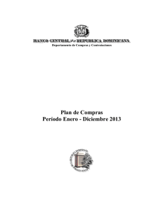 Año 2013 - Banco Central de la República Dominicana