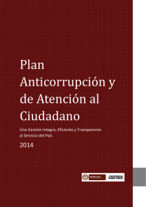 Plan Anticorrupción y de Atención al Ciudadano
