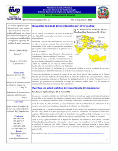 Boletín Epidemiológico Semanal 11 del 2016