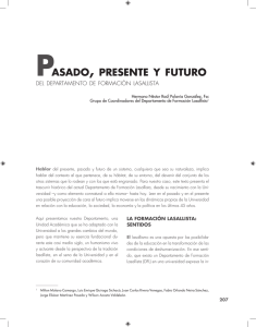 PASADO, PRESENTE Y FUTURO - Revistas