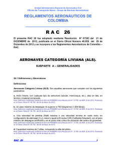 RAC 26 - Aerocivil