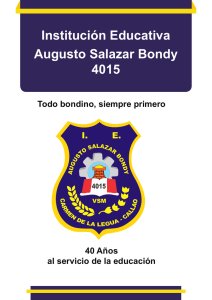 Augusto Salazar Bondy 4015 Institución Educativa