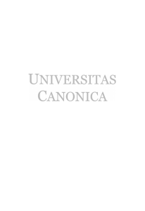 Revista 2010 - Facultad de Derecho Canónico