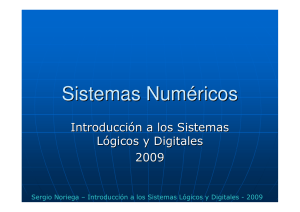 Tema 7 Sistemas Numericos 2009