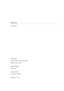Billy Elliot Filmmusik Hausarbeit Komposition und Film, 34208