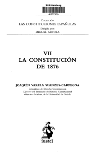 vii la constitución de 1876