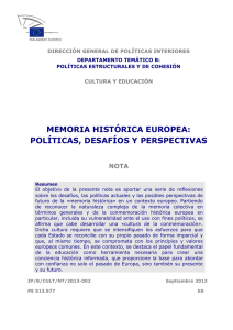 memoria histórica europea