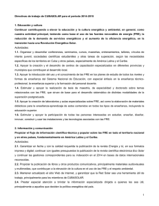 directivas de trabajo de cubasolar para el período 2012-2013