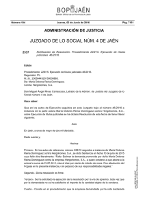JUZGADO DE LO SOCIAL NÚM. 4 DE JAÉN