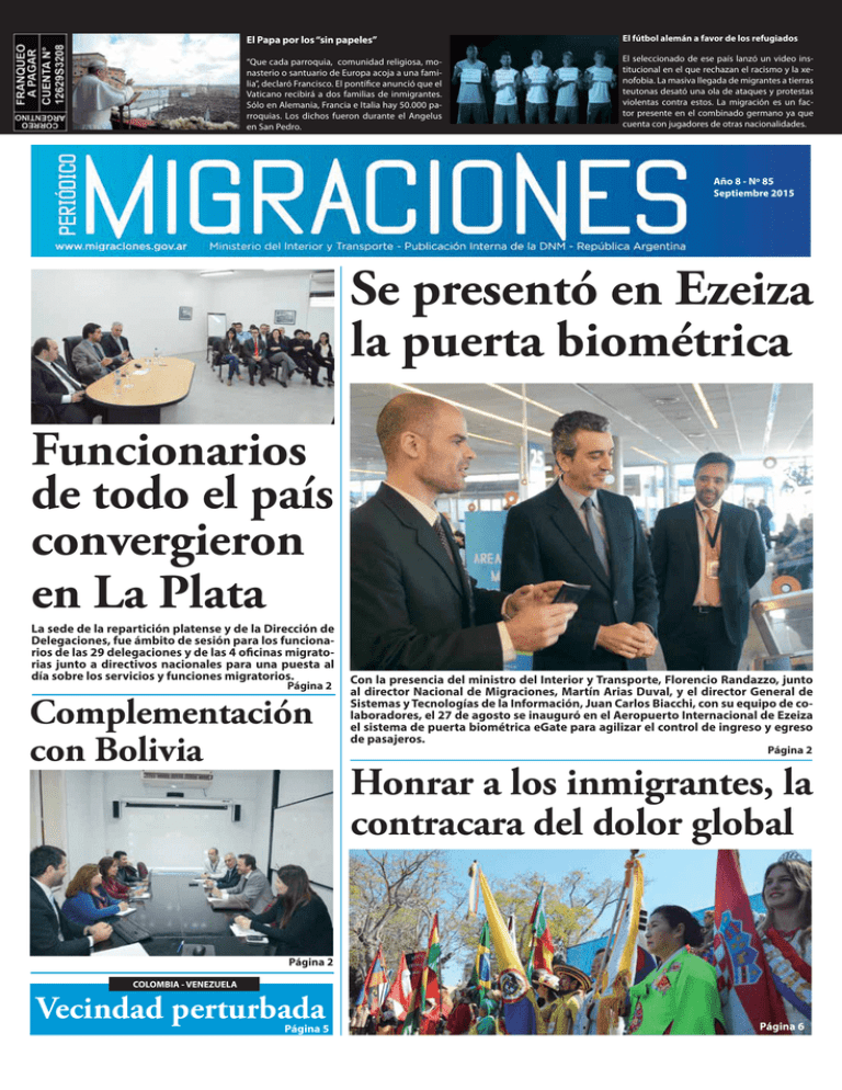 Periódico Dirección Nacional de Migraciones