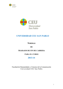 trabajos fin de carrera - Universidad CEU San Pablo