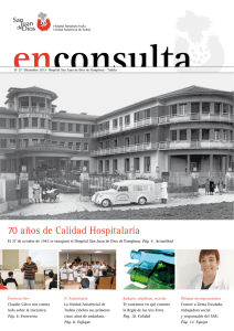 70 años de Calidad Hospitalaria - Orden Hospitalaria San Juan de