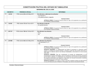 constitución política del estado de tamaulipas