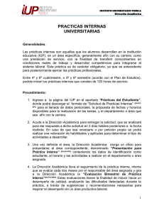 Prácticas Internas - Instituto Universitario Puebla