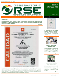 Boletín RSE Mayo 2015
