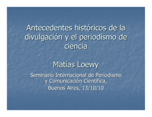 Presentación Matias Loewy
