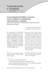 La investigación del futbol y sus nexos con los estudios de